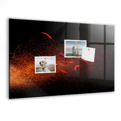Tableau mural magnétique Piments