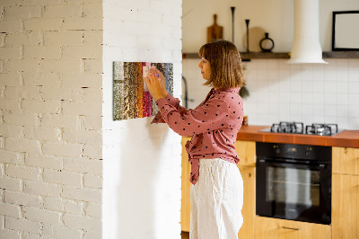 Tableau pour magnet Des rangées d'épices