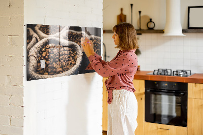 Tableau aimanté horizontal Sacs de café