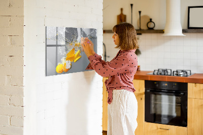Tableau pour magnet Agrumes dans l'eau
