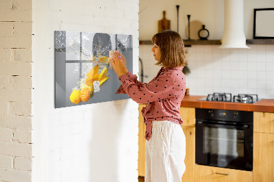 Tableau pour magnet Agrumes dans l'eau