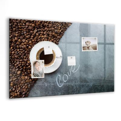 Tableau mural magnétique Une tasse de café