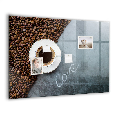 Tableau mural magnétique Une tasse de café