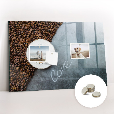 Tableau mural magnétique Une tasse de café