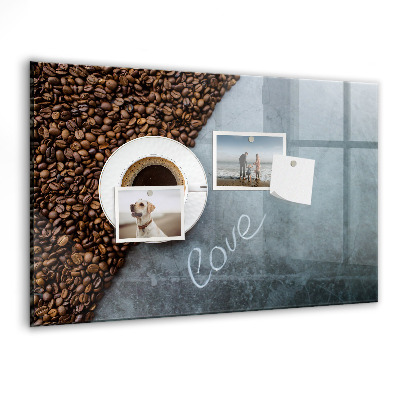 Tableau mural magnétique Une tasse de café