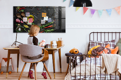 Tableau pour magnet Épices sur le comptoir