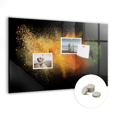 Tableau aimanté horizontal Épices renversées