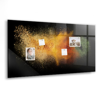 Tableau aimanté horizontal Épices renversées