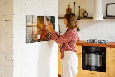 Tableau mural magnétique Abstraction des épices