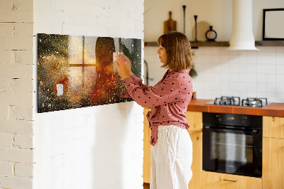 Tableau mural magnétique Abstraction des épices