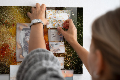 Tableau mural magnétique Abstraction des épices
