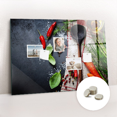 Tableau aimanté horizontal Légumes