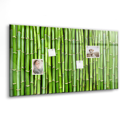 Tableau mural magnétique Mur en bambou