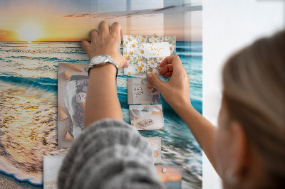 Tableau mural magnétique Plage de sable de mer