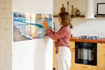 Tableau mural magnétique Plage de sable de mer