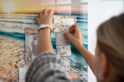 Tableau mural magnétique Plage de sable de mer