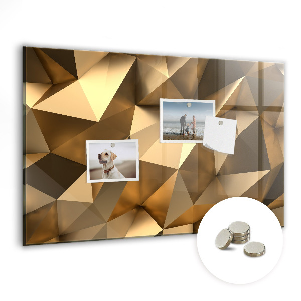 Tableau pour magnet Triangles abstraits