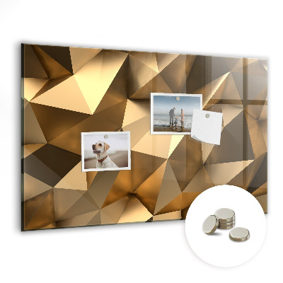 Tableau pour magnet Triangles abstraits