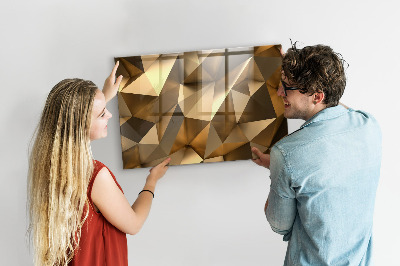 Tableau pour magnet Triangles abstraits