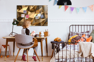 Tableau pour magnet Triangles abstraits