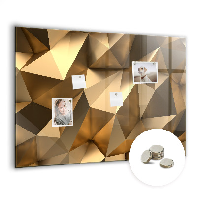 Tableau pour magnet Triangles abstraits