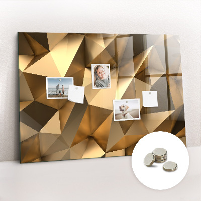 Tableau pour magnet Triangles abstraits