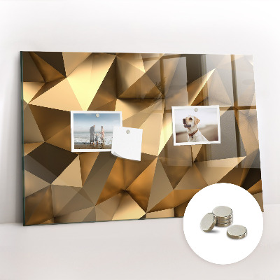 Tableau pour magnet Triangles abstraits