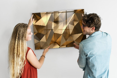 Tableau pour magnet Triangles abstraits