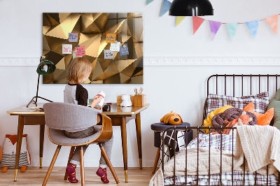 Tableau pour magnet Triangles abstraits