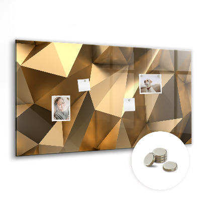 Tableau pour magnet Triangles abstraits