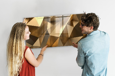 Tableau pour magnet Triangles abstraits