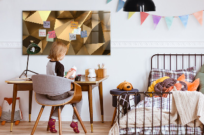 Tableau pour magnet Triangles abstraits