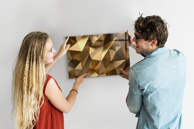 Tableau pour magnet Triangles abstraits