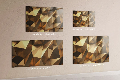 Tableau pour magnet Triangles abstraits