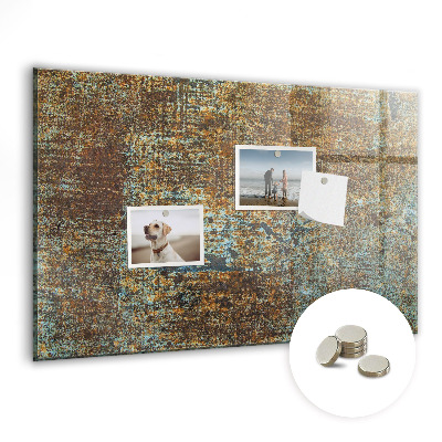 Tableau pour magnet Rouille sur le métal