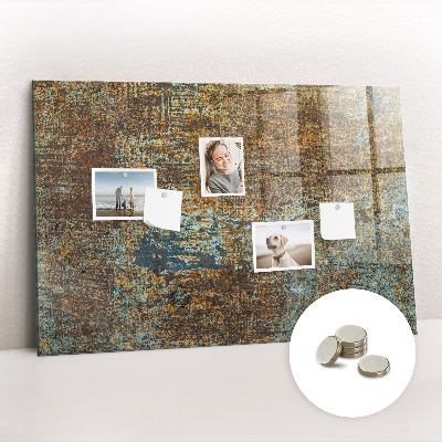 Tableau pour magnet Rouille sur le métal