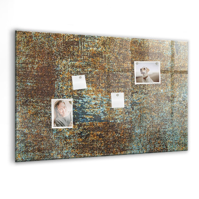 Tableau pour magnet Rouille sur le métal