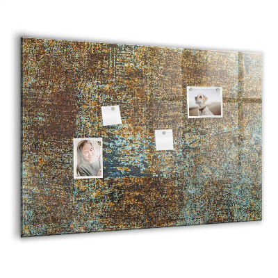 Tableau pour magnet Rouille sur le métal