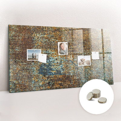 Tableau pour magnet Rouille sur le métal