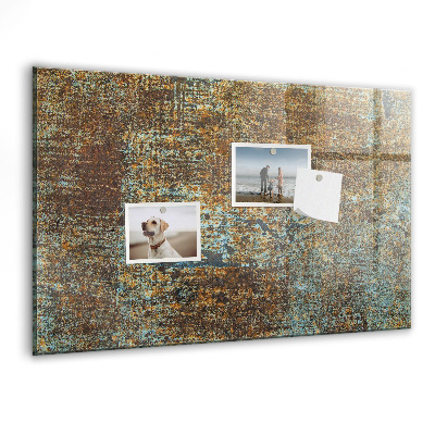 Tableau pour magnet Rouille sur le métal