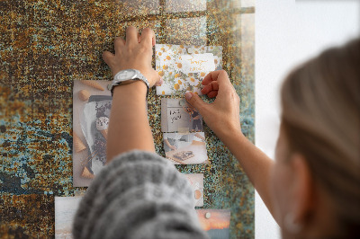 Tableau pour magnet Rouille sur le métal