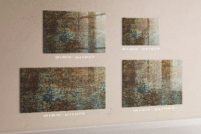 Tableau pour magnet Rouille sur le métal