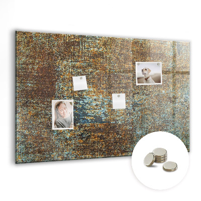 Tableau pour magnet Rouille sur le métal