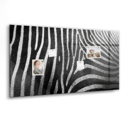 Tableau mural magnétique Motif zèbre