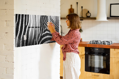 Tableau mural magnétique Motif zèbre