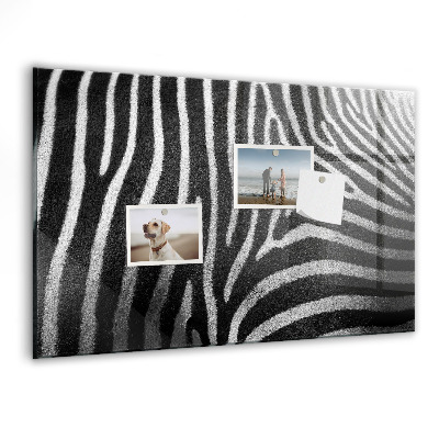 Tableau mural magnétique Motif zèbre