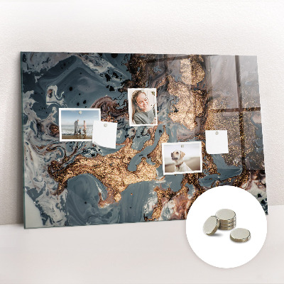 Tableau mural magnétique Marbre décoratif