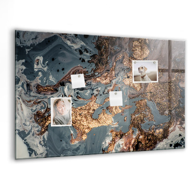 Tableau mural magnétique Marbre décoratif
