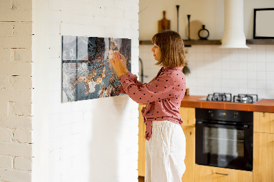 Tableau mural magnétique Marbre décoratif