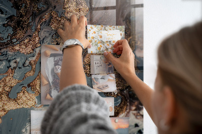 Tableau mural magnétique Marbre décoratif